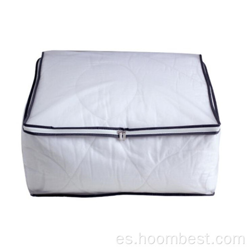 Bolsa de almacenamiento grande de lona suave para ropa de cama